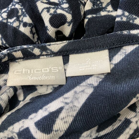 Chico's Travelers Slinky Knit Tunic Top Women’s size Large career Travel - Picture 4 of 12